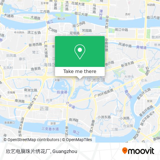 欣艺电脑珠片绣花厂 map
