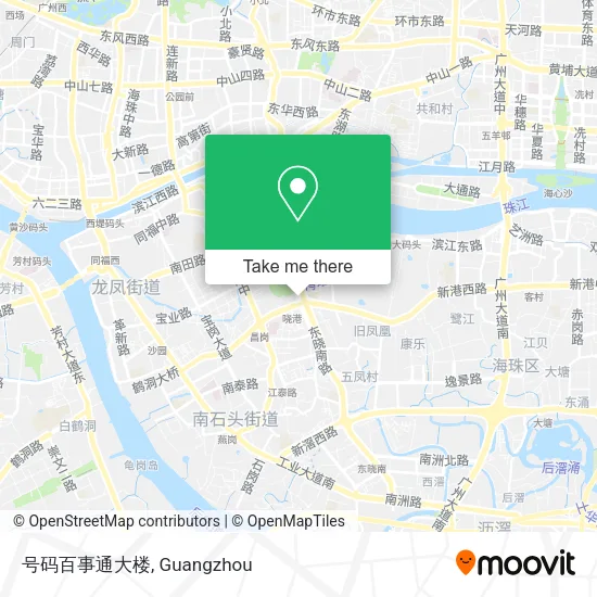 号码百事通大楼 map