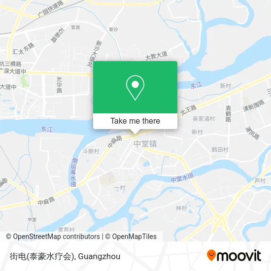 街电(泰豪水疗会) map