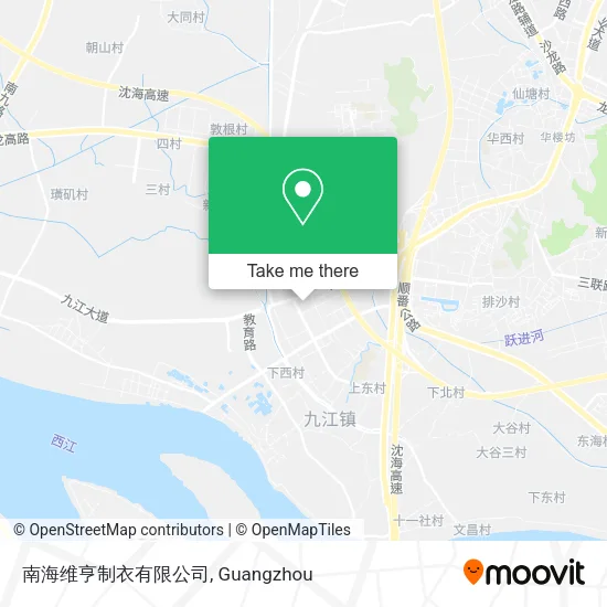 南海维亨制衣有限公司 map