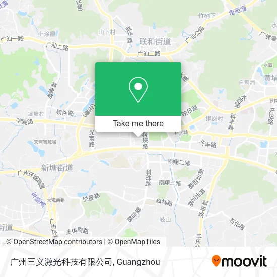 广州三义激光科技有限公司 map