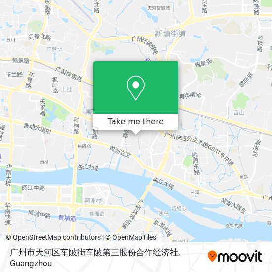 广州市天河区车陂街车陂第三股份合作经济社 map