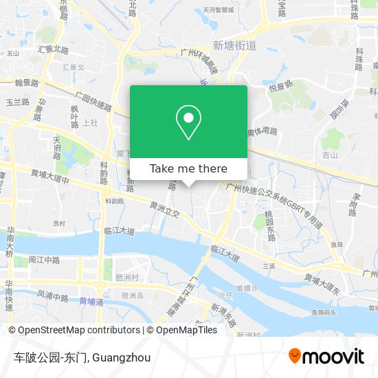 车陂公园-东门 map