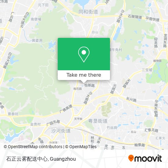 石正云雾配送中心 map