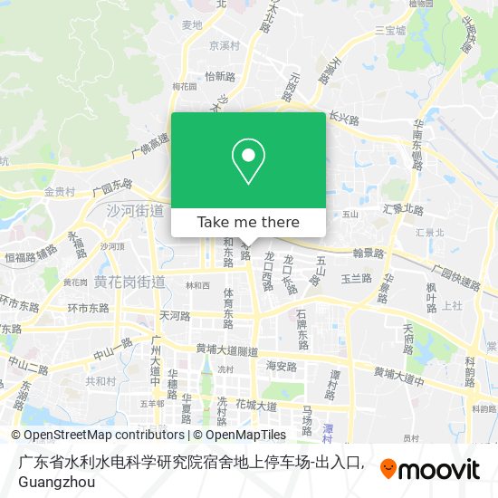 广东省水利水电科学研究院宿舍地上停车场-出入口 map