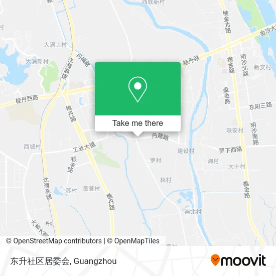 东升社区居委会 map