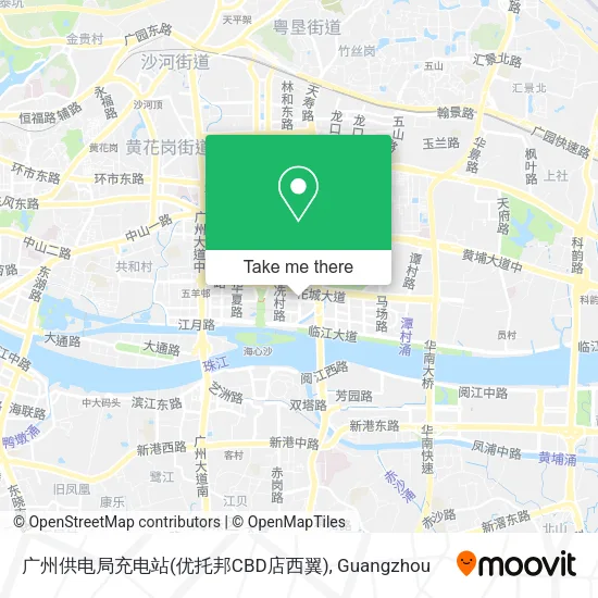 广州供电局充电站(优托邦CBD店西翼) map