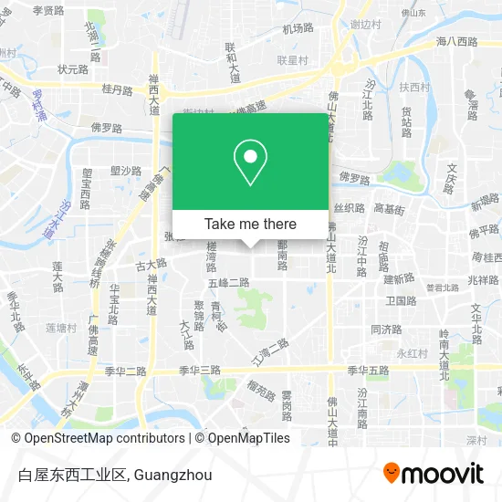 白屋东西工业区 map