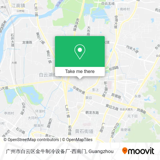 广州市白云区金牛制冷设备厂-西南门 map