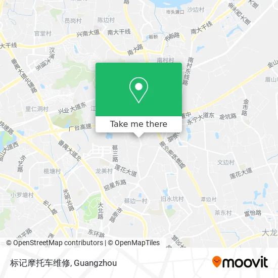 标记摩托车维修 map