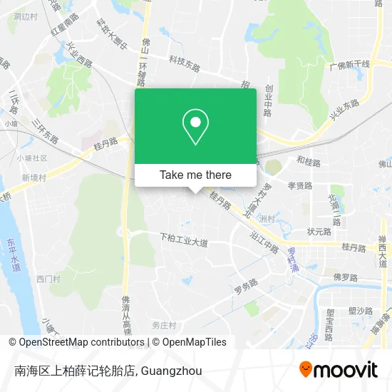 南海区上柏薛记轮胎店 map