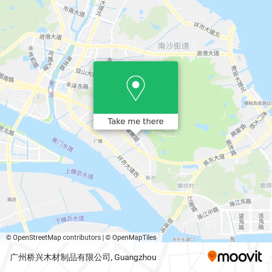 广州桥兴木材制品有限公司 map