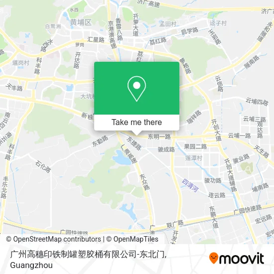 广州高穗印铁制罐塑胶桶有限公司-东北门 map