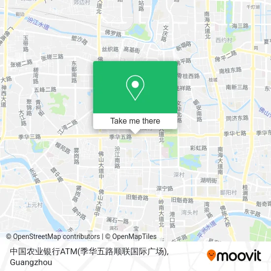中国农业银行ATM(季华五路顺联国际广场) map