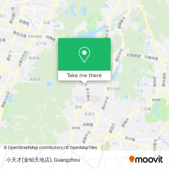 小天才(金铂天地店) map