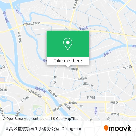 番禺区榄核镇再生资源办公室 map