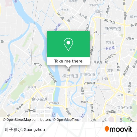 叶子糖水 map