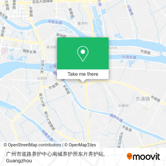 广州市道路养护中心南城养护所东片养护站 map