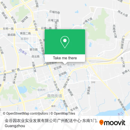 金谷园农业实业发展有限公司广州配送中心-东南1门 map