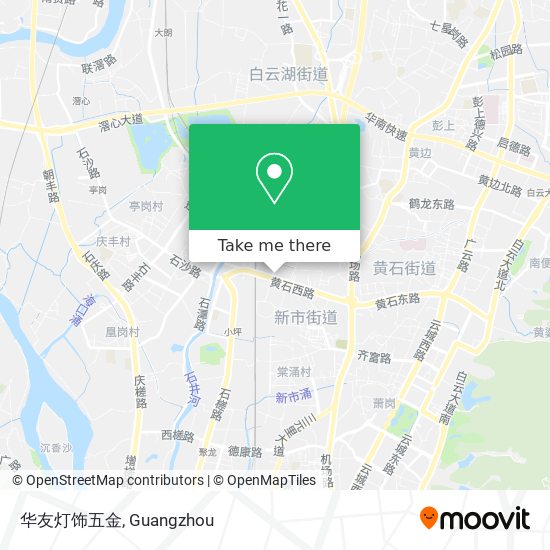 华友灯饰五金 map