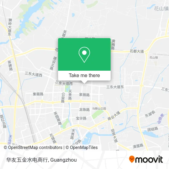 华友五金水电商行 map