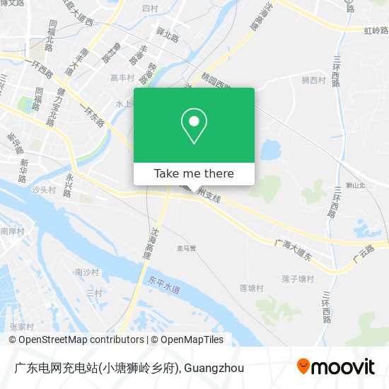 广东电网充电站(小塘狮岭乡府) map