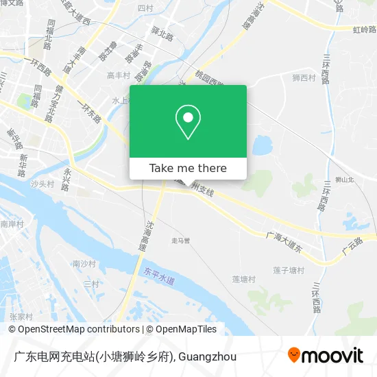 广东电网充电站(小塘狮岭乡府) map