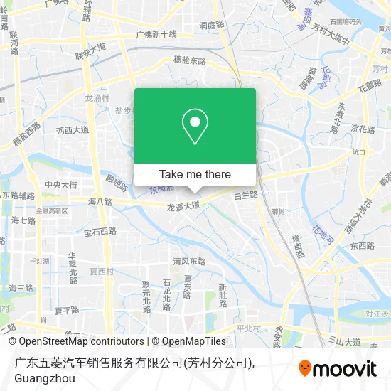 广东五菱汽车销售服务有限公司(芳村分公司) map