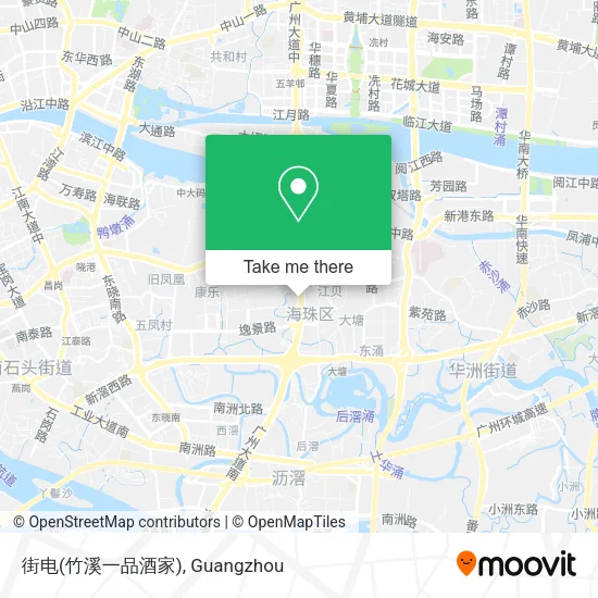 街电(竹溪一品酒家) map