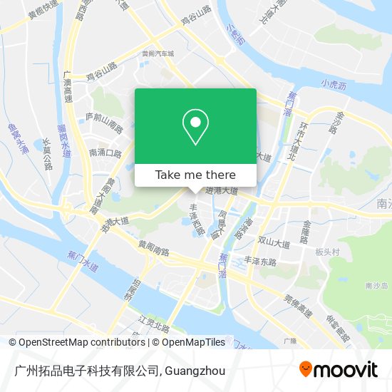 广州拓品电子科技有限公司 map