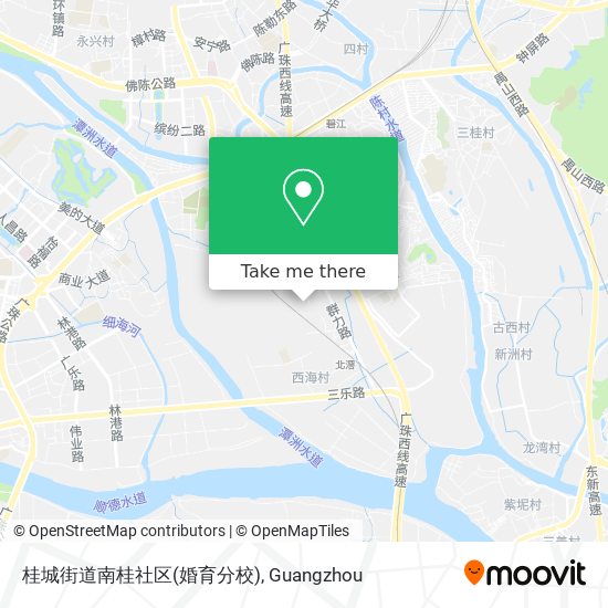 桂城街道南桂社区(婚育分校) map