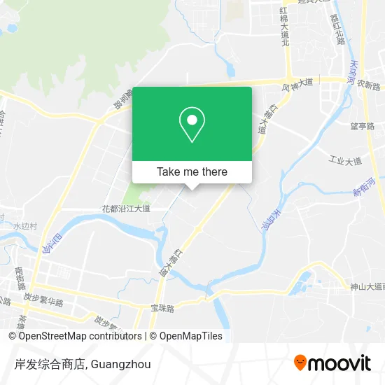 岸发综合商店 map