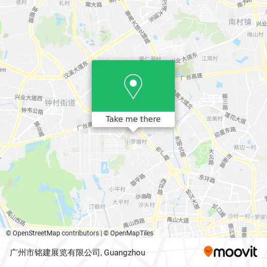广州市铭建展览有限公司 map