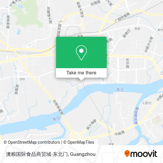 澳粮国际食品商贸城-东北门 map
