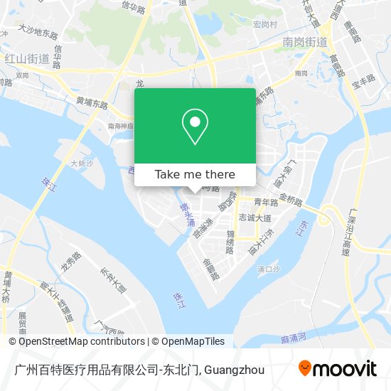 广州百特医疗用品有限公司-东北门 map