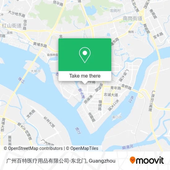 广州百特医疗用品有限公司-东北门 map
