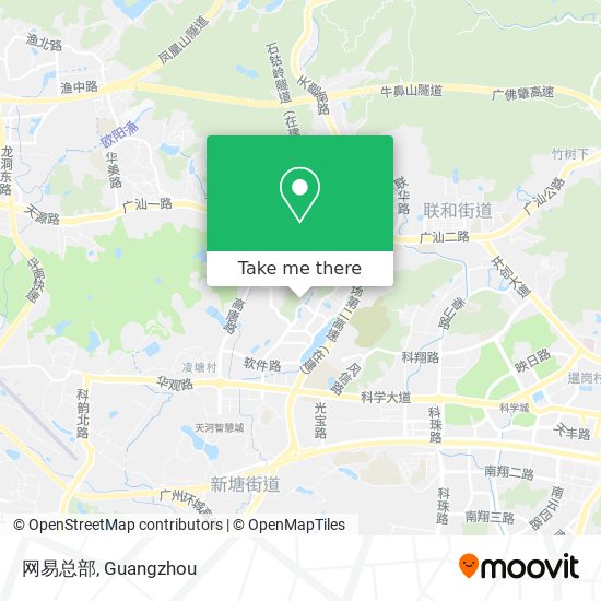 网易总部 map