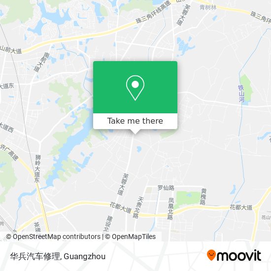 华兵汽车修理 map