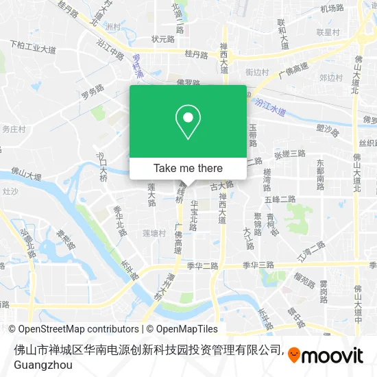 佛山市禅城区华南电源创新科技园投资管理有限公司 map