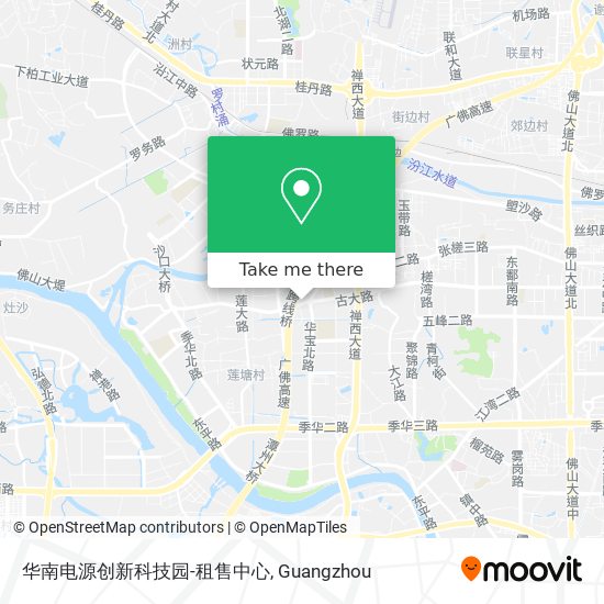 华南电源创新科技园-租售中心 map