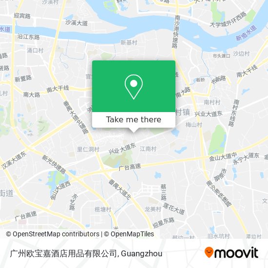 广州欧宝嘉酒店用品有限公司 map