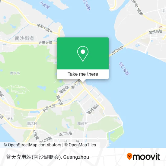普天充电站(南沙游艇会) map