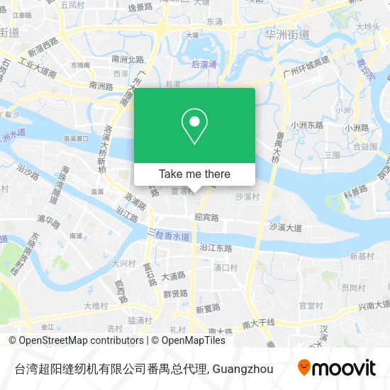 台湾超阳缝纫机有限公司番禺总代理 map