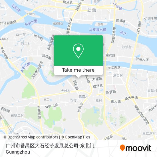 广州市番禺区大石经济发展总公司-东北门 map