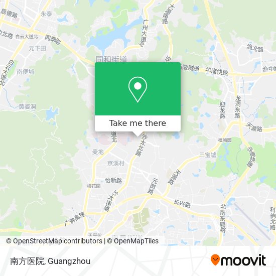南方医院 map