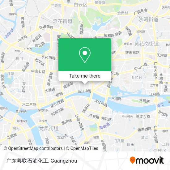 广东粤联石油化工 map