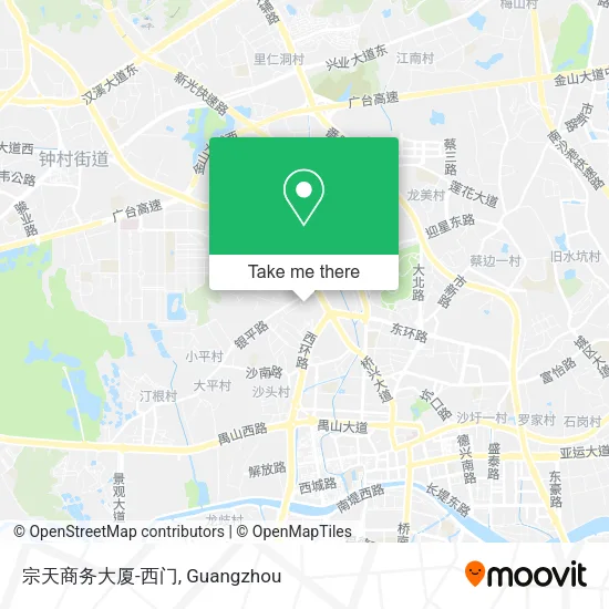 宗天商务大厦-西门 map