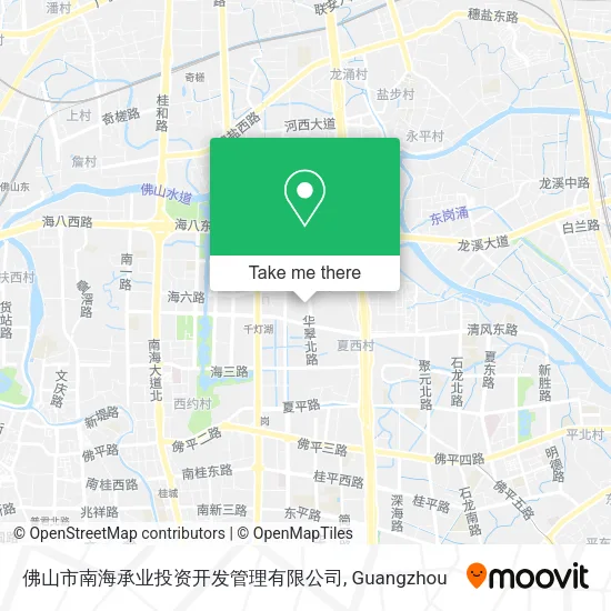 佛山市南海承业投资开发管理有限公司 map