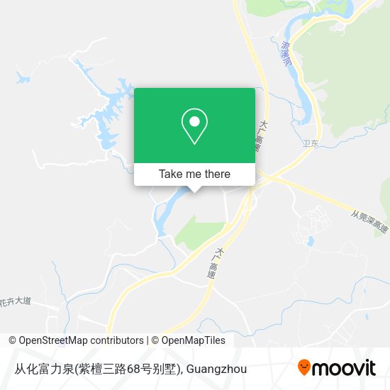 从化富力泉(紫檀三路68号别墅) map