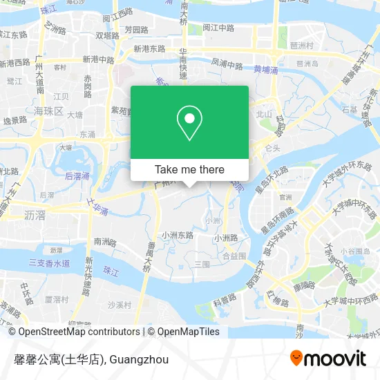 馨馨公寓(土华店) map